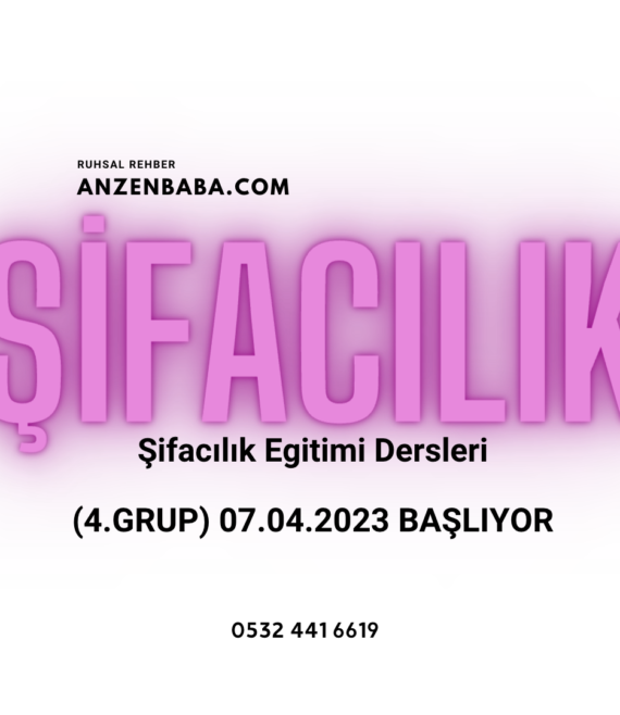 Şifacılık 3.Grup